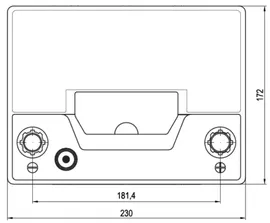 Аккумулятор VOLTHOR Ultra 65А/ч обратная полярность