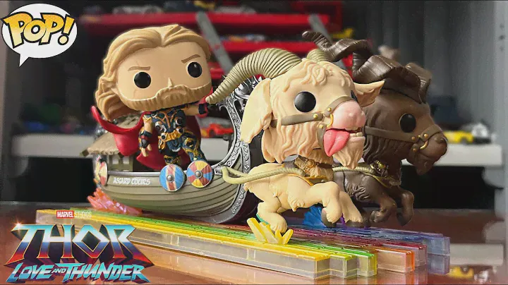Thor Goat Boat con Toothgnasher y Toothgrinder - Thor Love and Thunder Funko Pop!